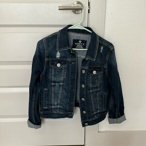 Medium dark blue denim jacket